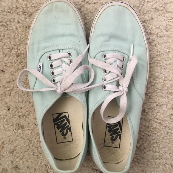 Vans Mint Green Shoes - Picture 1 of 6